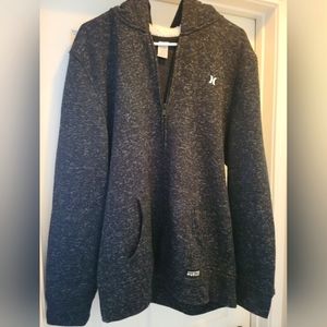 Hurley black fleece lined hoodie